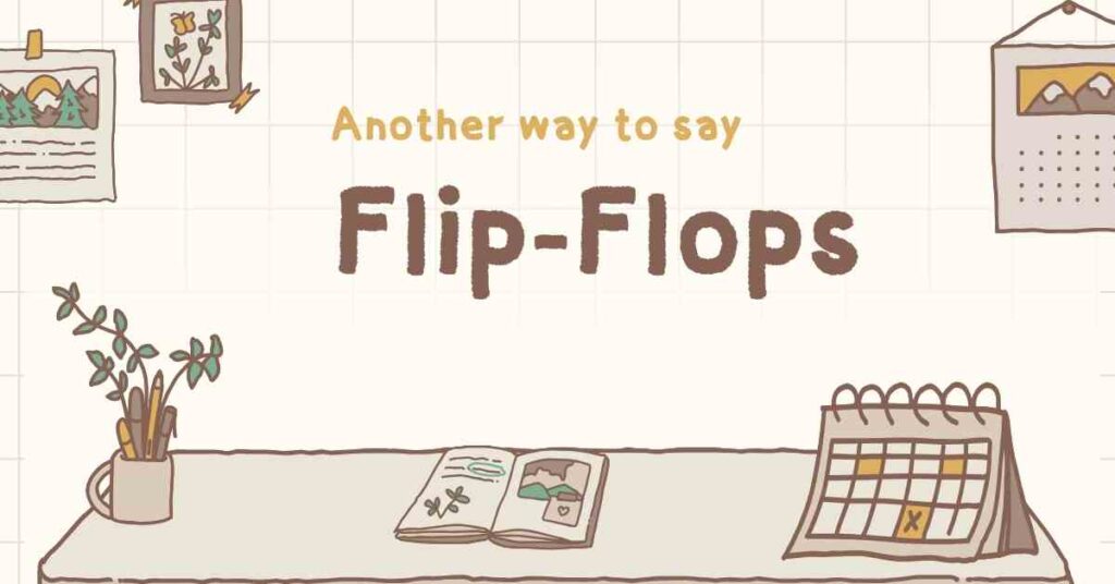 Another way to say flip flops