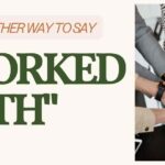 Another way to say worked with