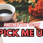 another way to say Pick Me Up