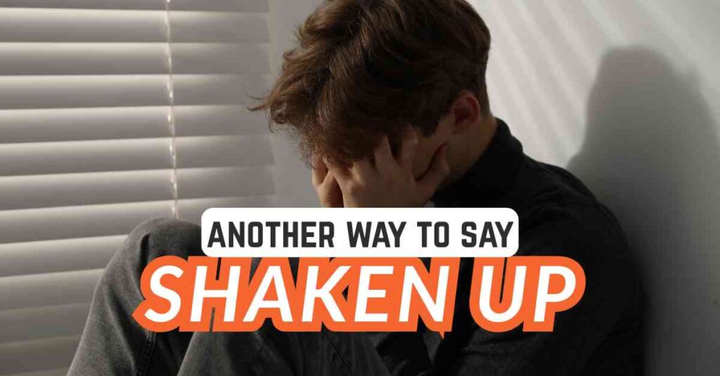another way to say Shaken Up