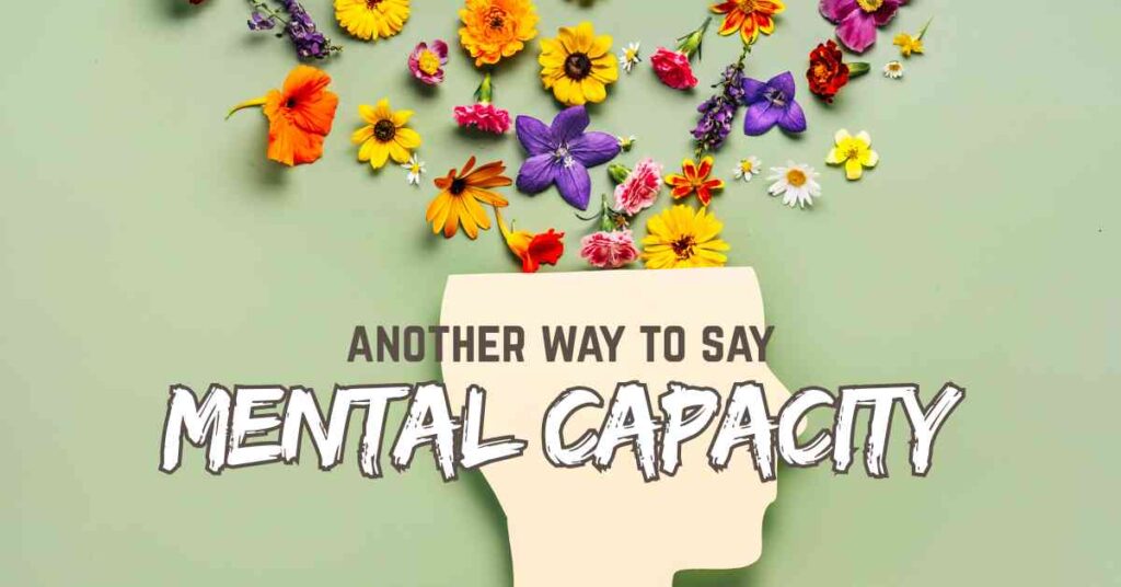 another way to say Mental Capacity
