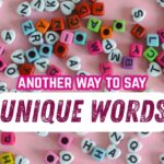 another way to say unique words
