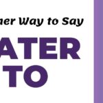 Another Way to Say Cater To