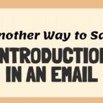 Another Way to Say Introduction in an Email