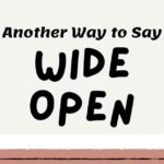 Another Way to Say Wide Open