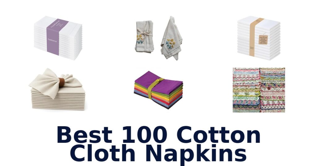 best 100 cotton cloth napkins