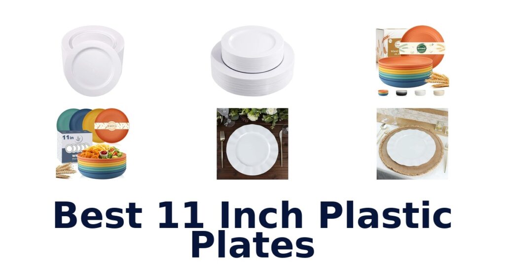 best 11 inch plastic plates