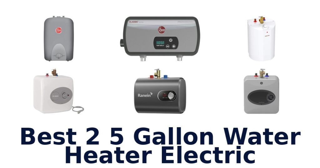 best 2 5 gallon water heater electric