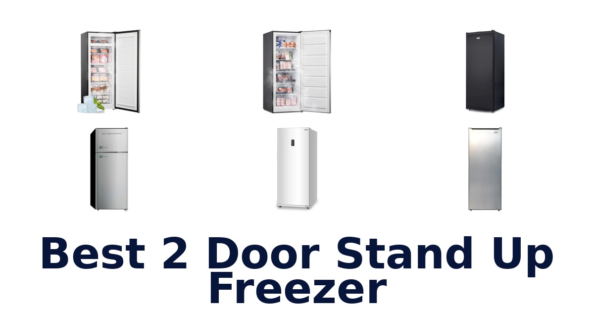 best 2 door stand up freezer