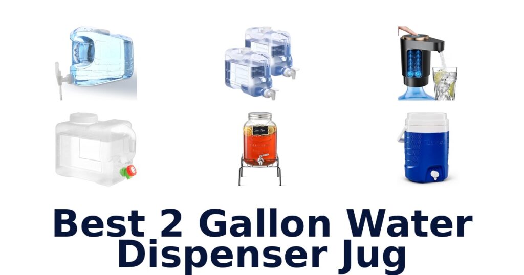 best 2 gallon water dispenser jug