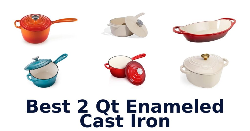 best 2 qt enameled cast iron
