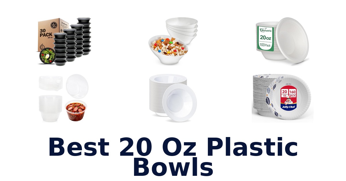 best 20 oz plastic bowls