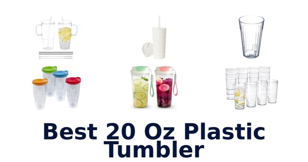 best 20 oz plastic tumbler