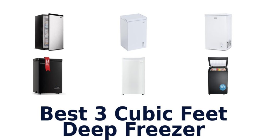 best 3 cubic feet deep freezer