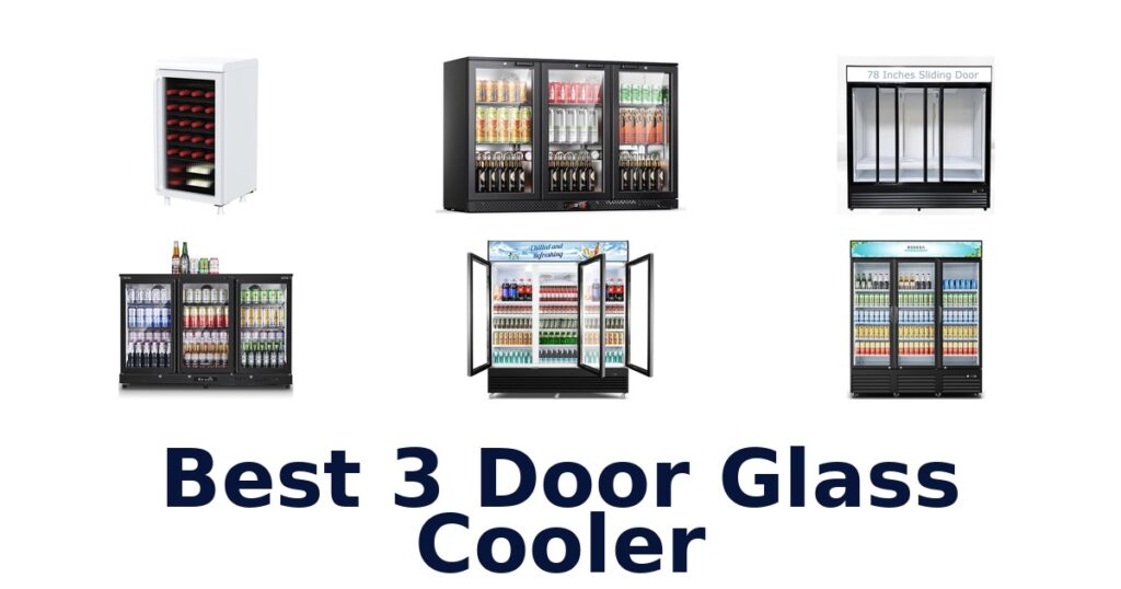 best 3 door glass cooler