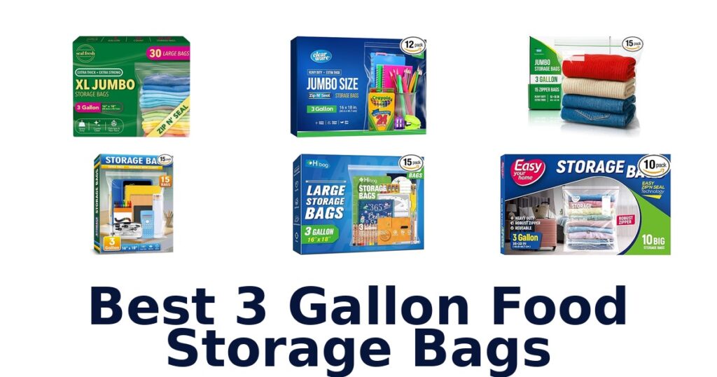 best 3 gallon food storage bags