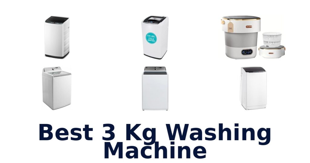 best 3 kg washing machine