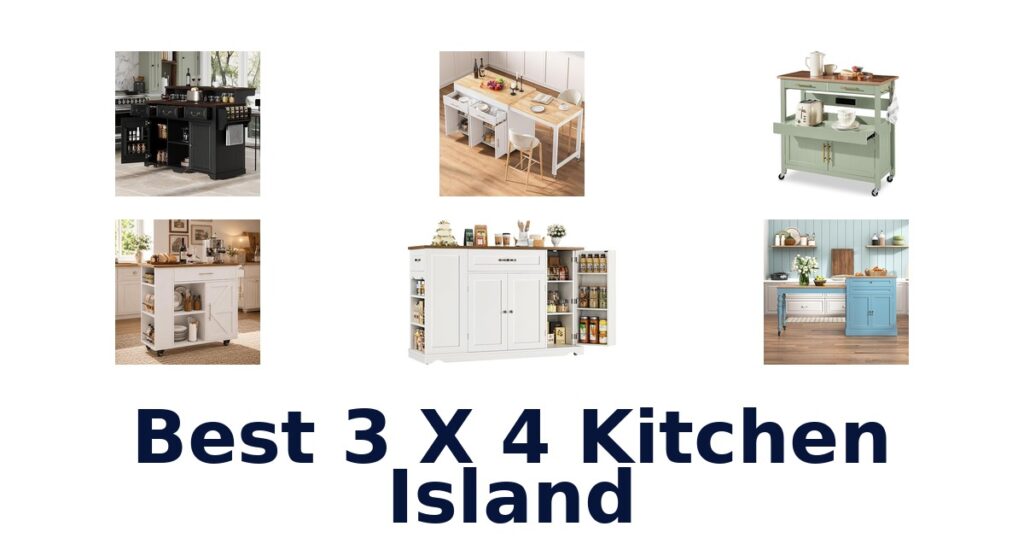 best 3 x 4 kitchen island