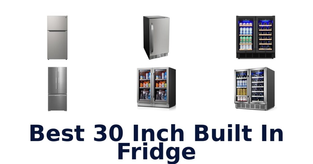 best 30 inch built in fridge
