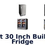 best 30 inch built in fridge