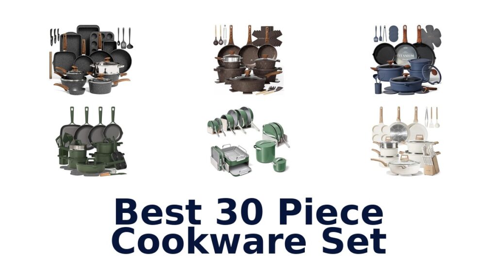 best 30 piece cookware set