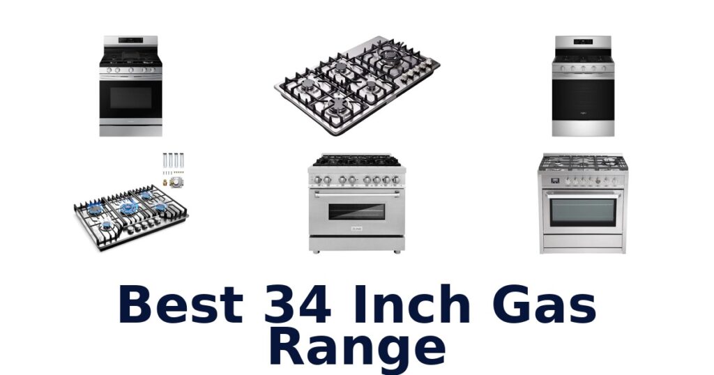 best 34 inch gas range