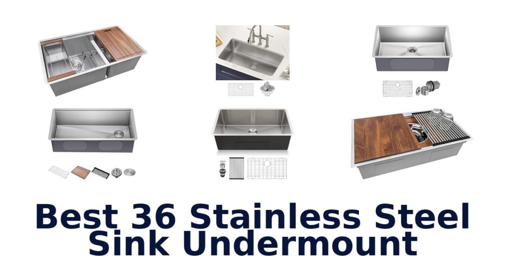 best 36 stainless steel sink undermount