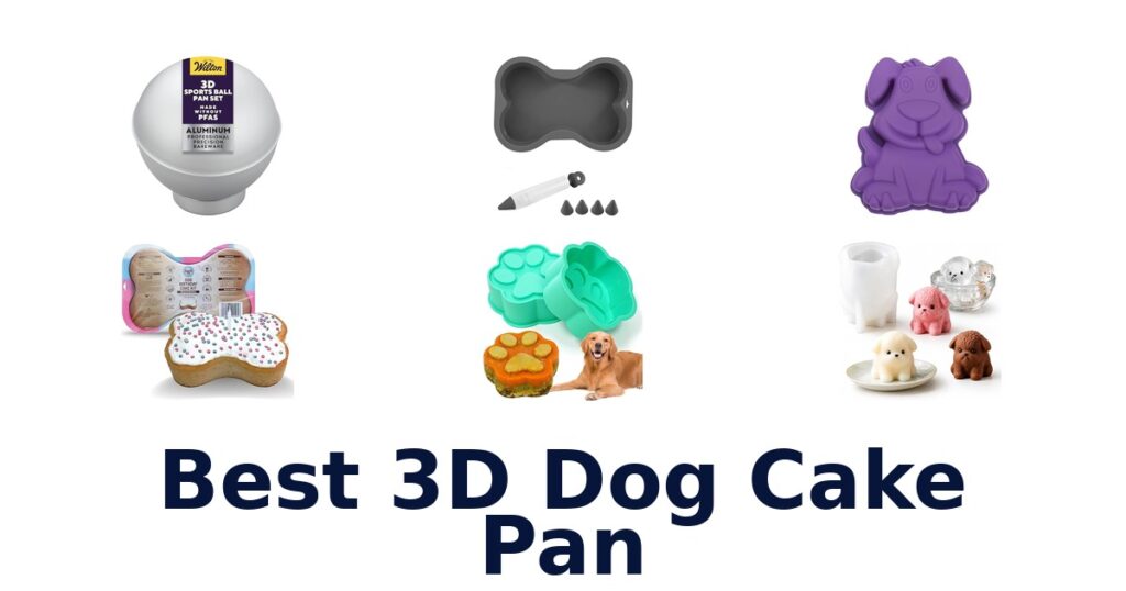 best 3d dog cake pan