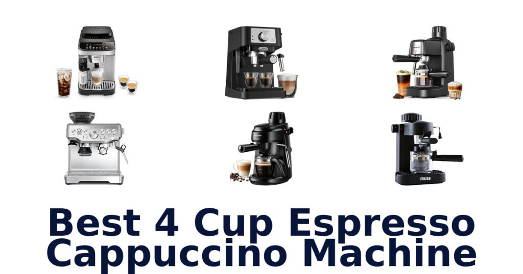 best 4 cup espresso cappuccino machine