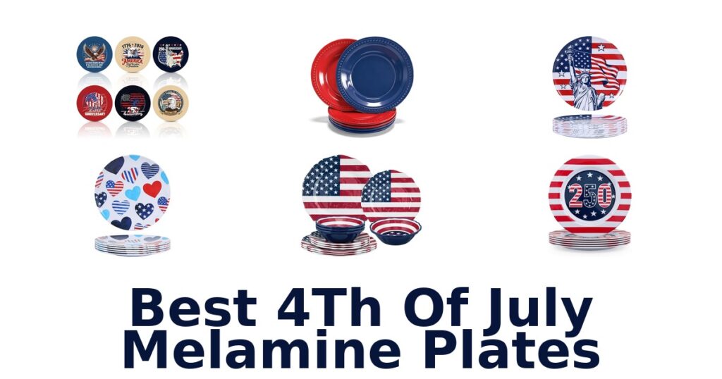 best 4th of july melamine plates