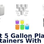 best 5 gallon plastic containers with lids