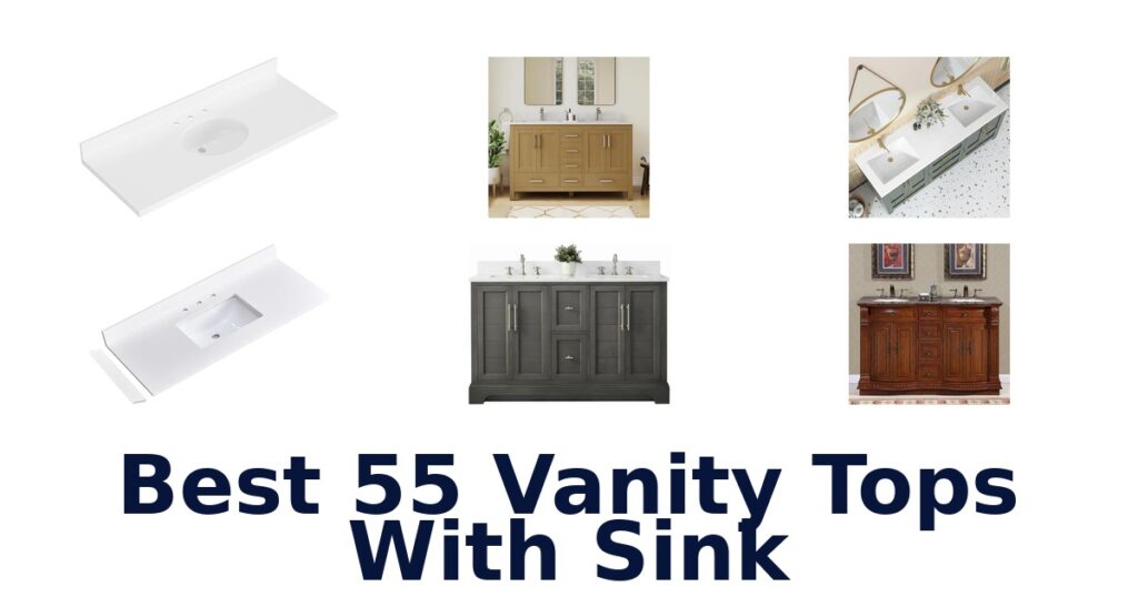 best 55 vanity tops with sink