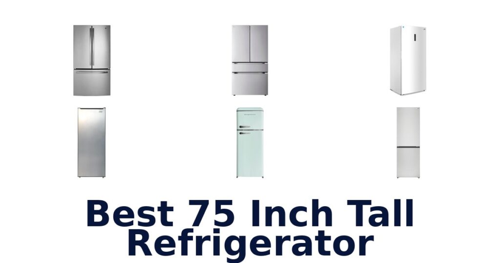 best 75 inch tall refrigerator