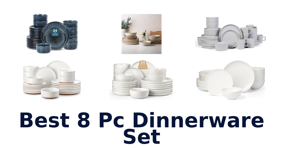best 8 pc dinnerware set
