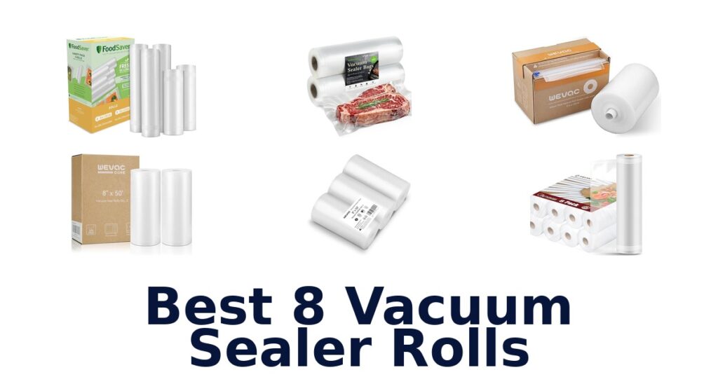 best 8 vacuum sealer rolls