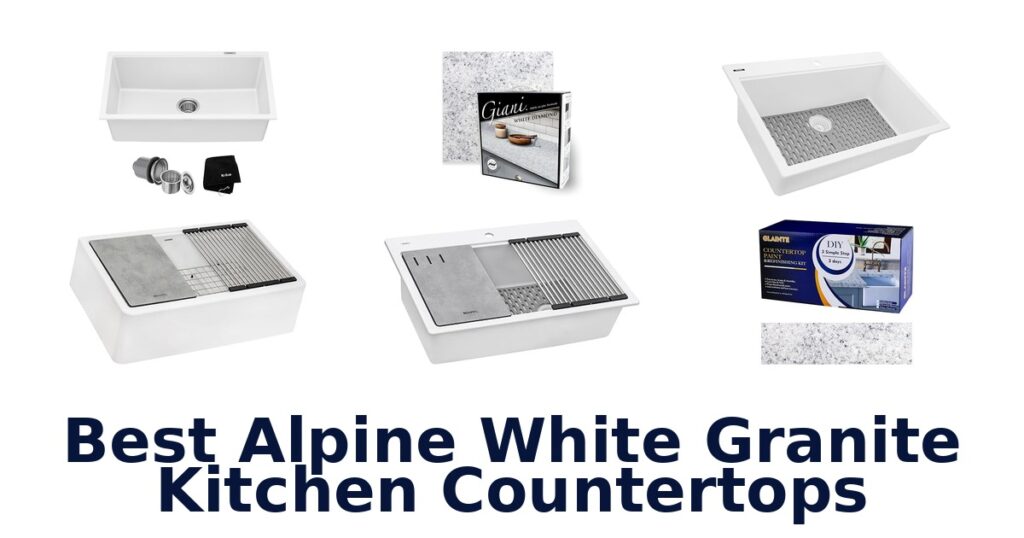 best alpine white granite kitchen countertops
