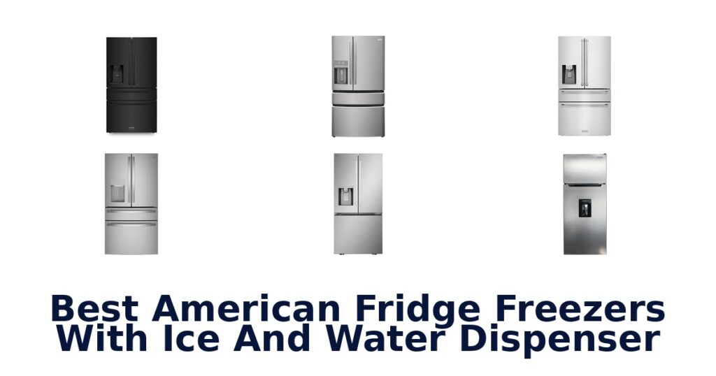 best american fridge freezers with ice and water dispenser
