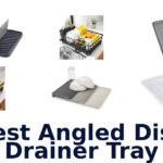 best angled dish drainer tray