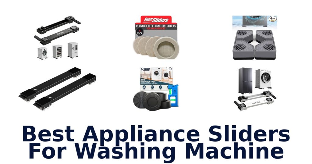 best appliance sliders for washing machine