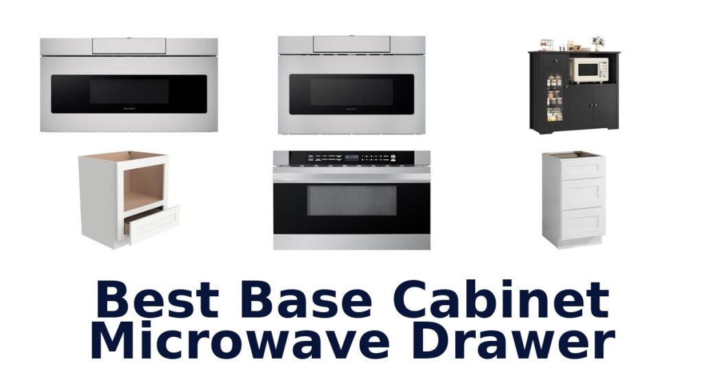 best base cabinet microwave drawer