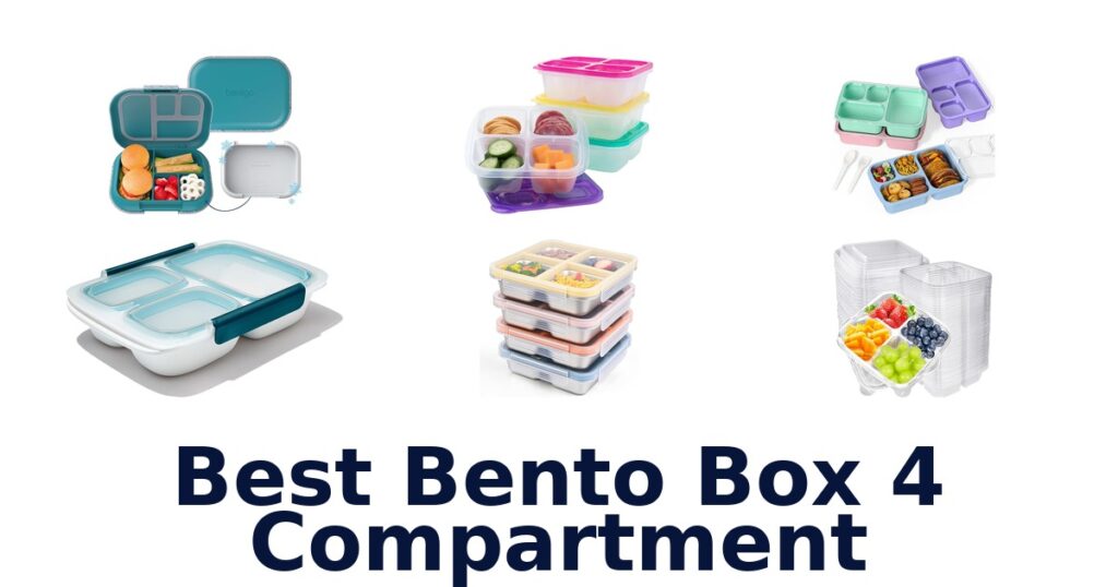 best bento box 4 compartment