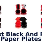 best black and red paper plates
