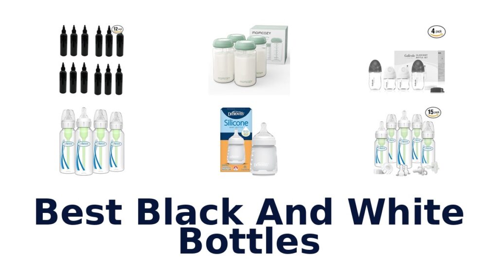 best black and white bottles