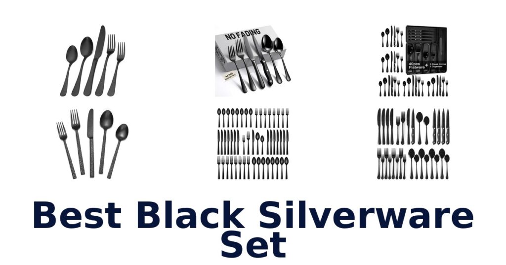 best black silverware set