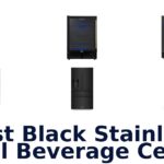best black stainless steel beverage center