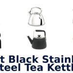 best black stainless steel tea kettle