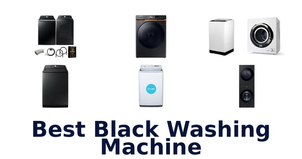 best black washing machine