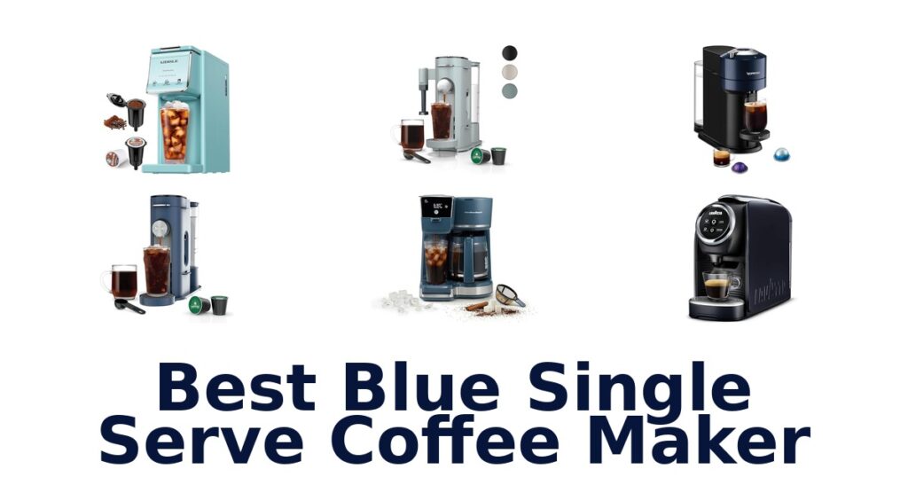 best blue single serve coffee maker