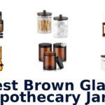 best brown glass apothecary jars