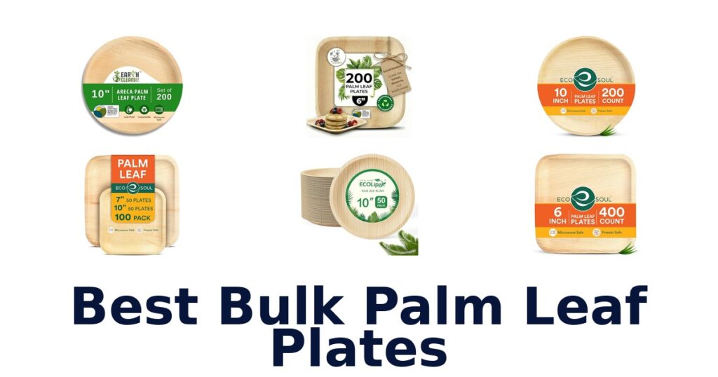 best bulk palm leaf plates